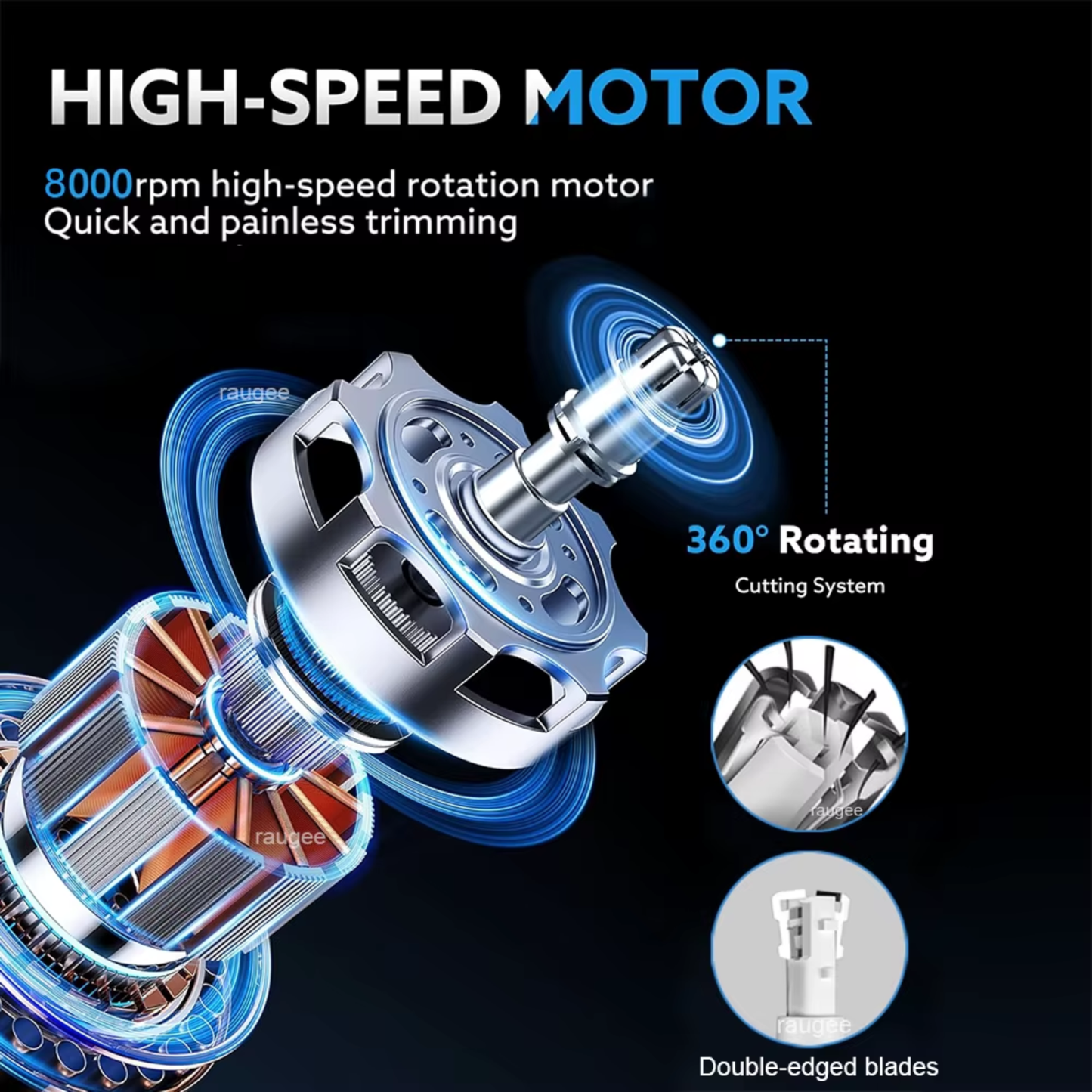 Recortador de Vello Nasal Eléctrico